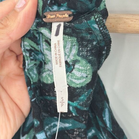 Free People Boho Western Cowgirl Green Dance 'Till Dawn Romper Small - Picture 3 of 11